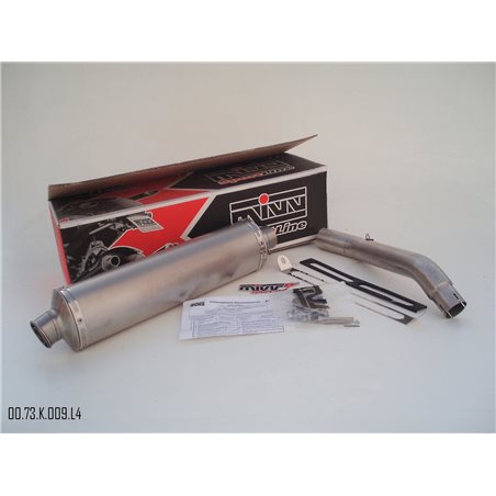 KAWASAKI ZX-6 R 636 2003 - 2004 OVAL TITANIO MIVV KAWASAKI ZX-6 R 636 2003 - 2004 OVAL TITANIO MIVV